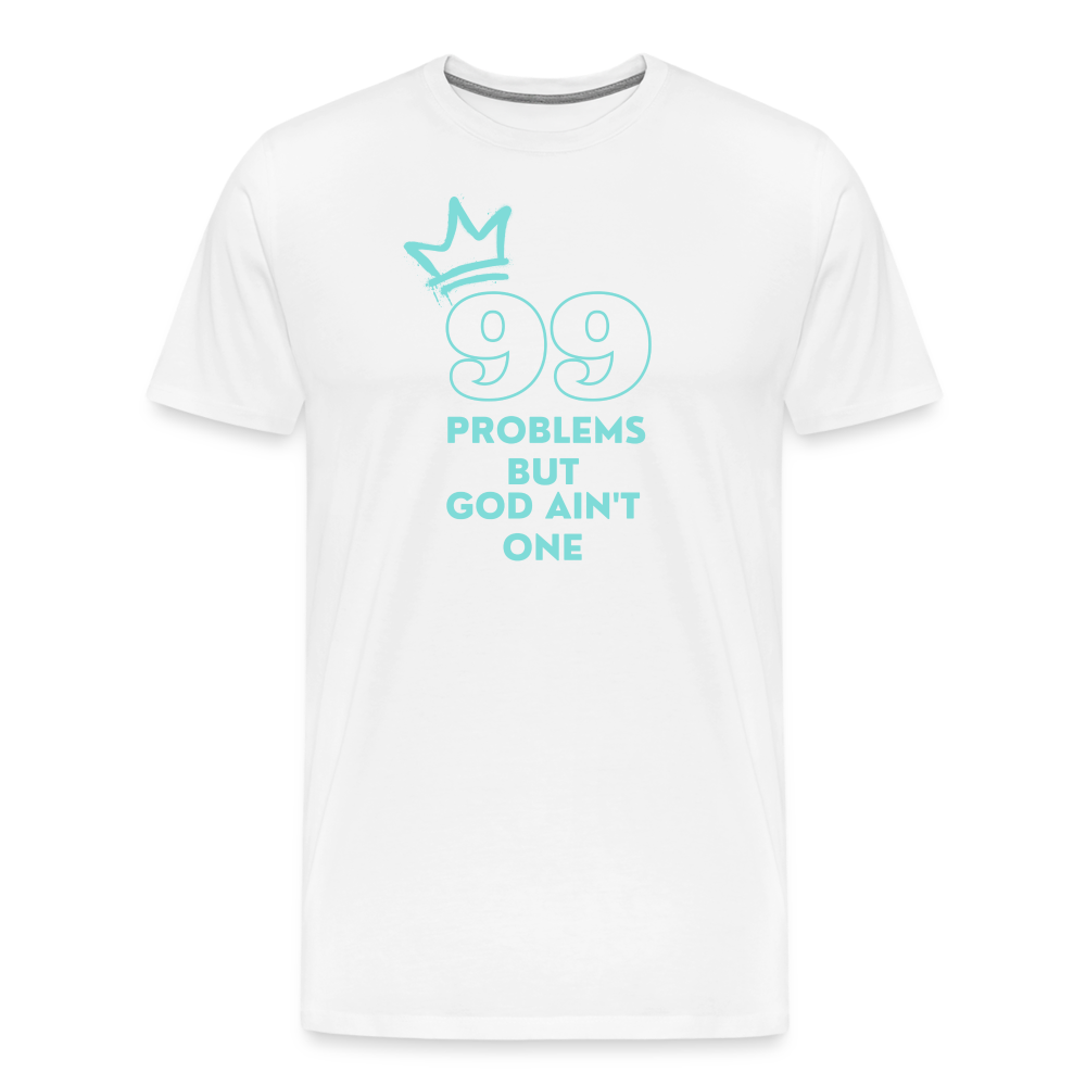 99 Problems Men’s Short Sleeve - white