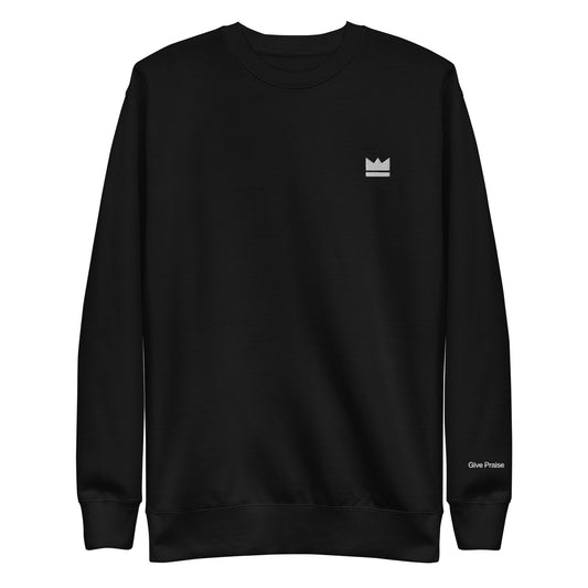 Alabanza Embroidered Small Logo But Huge Impact Crew Sweatshirt