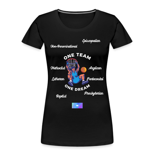 One Team Ladies' Short Sleeve - black