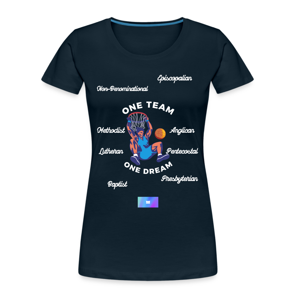 One Team Ladies' Short Sleeve - deep navy