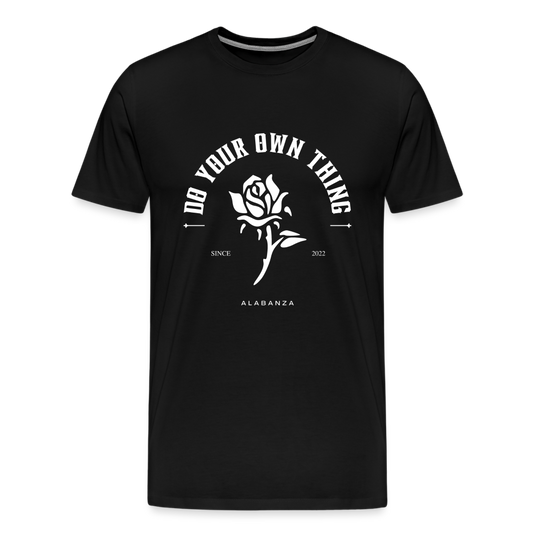 Do Your Own Thing Men’s Short Sleeve - black