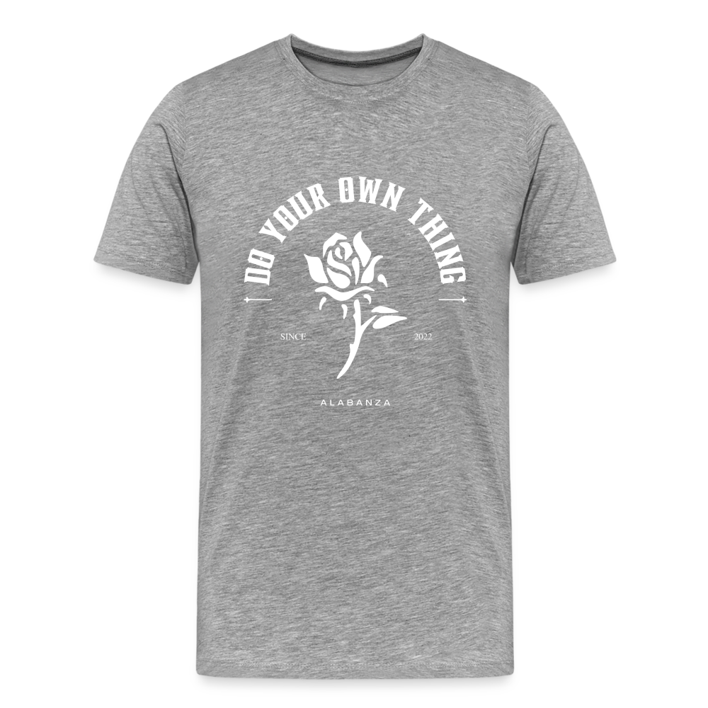 Do Your Own Thing Men’s Short Sleeve - heather gray