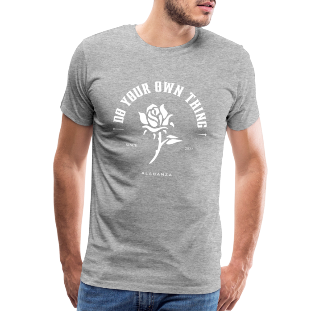 Do Your Own Thing Men’s Short Sleeve - heather gray