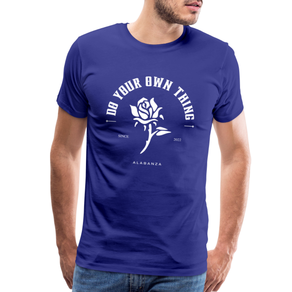 Do Your Own Thing Men’s Short Sleeve - royal blue