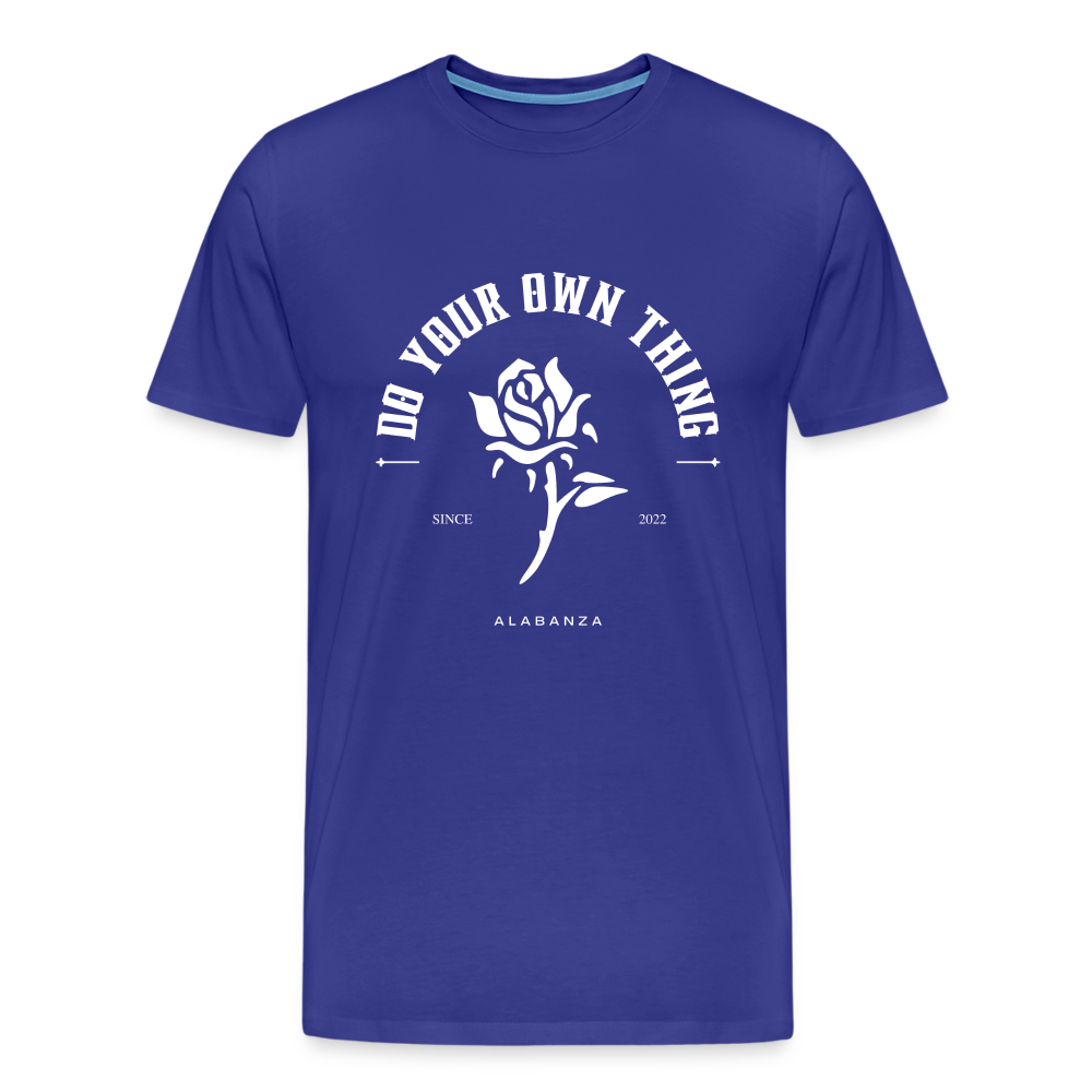 Do Your Own Thing Men’s Short Sleeve - royal blue