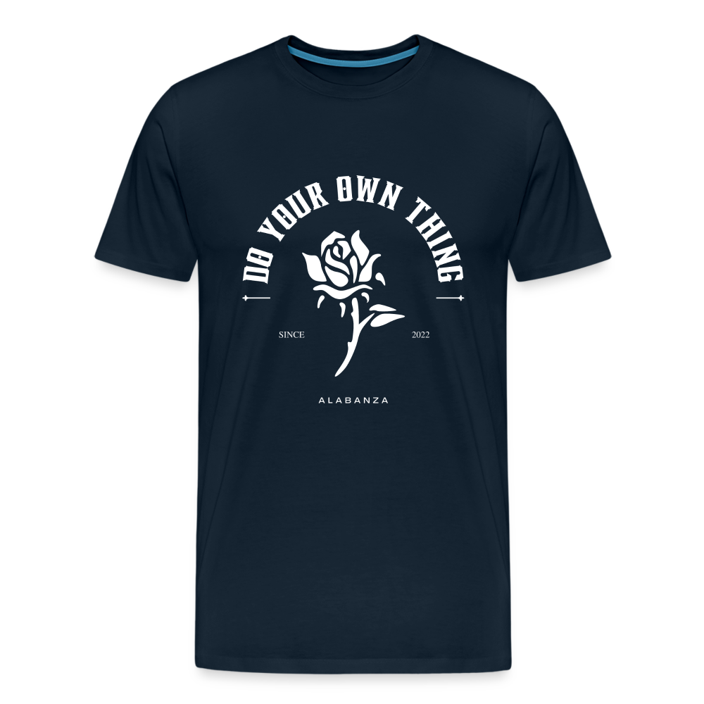 Do Your Own Thing Men’s Short Sleeve - deep navy