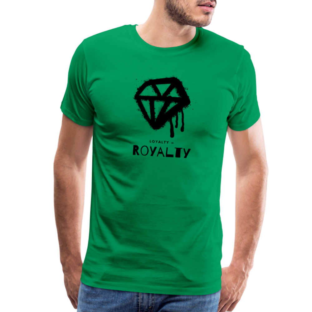 Royalty = Loyalty Men’s Short Sleeve T-shirt - kelly green