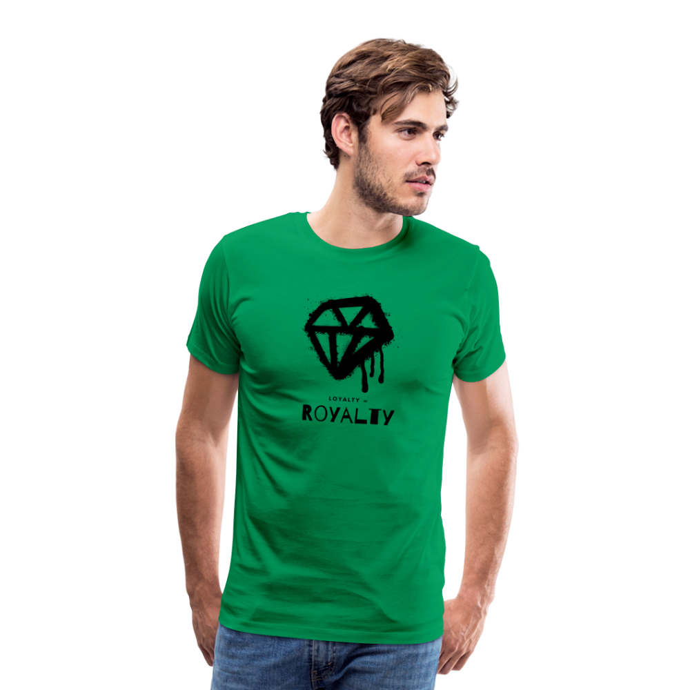 Royalty = Loyalty Men’s Short Sleeve T-shirt - kelly green