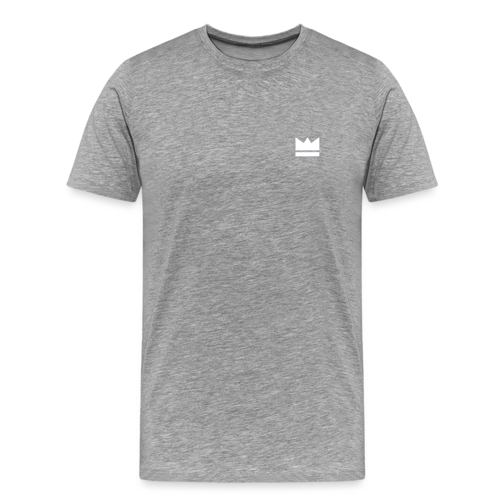 Small Logo But Huge Impact! Men’s Short Sleeve - heather gray