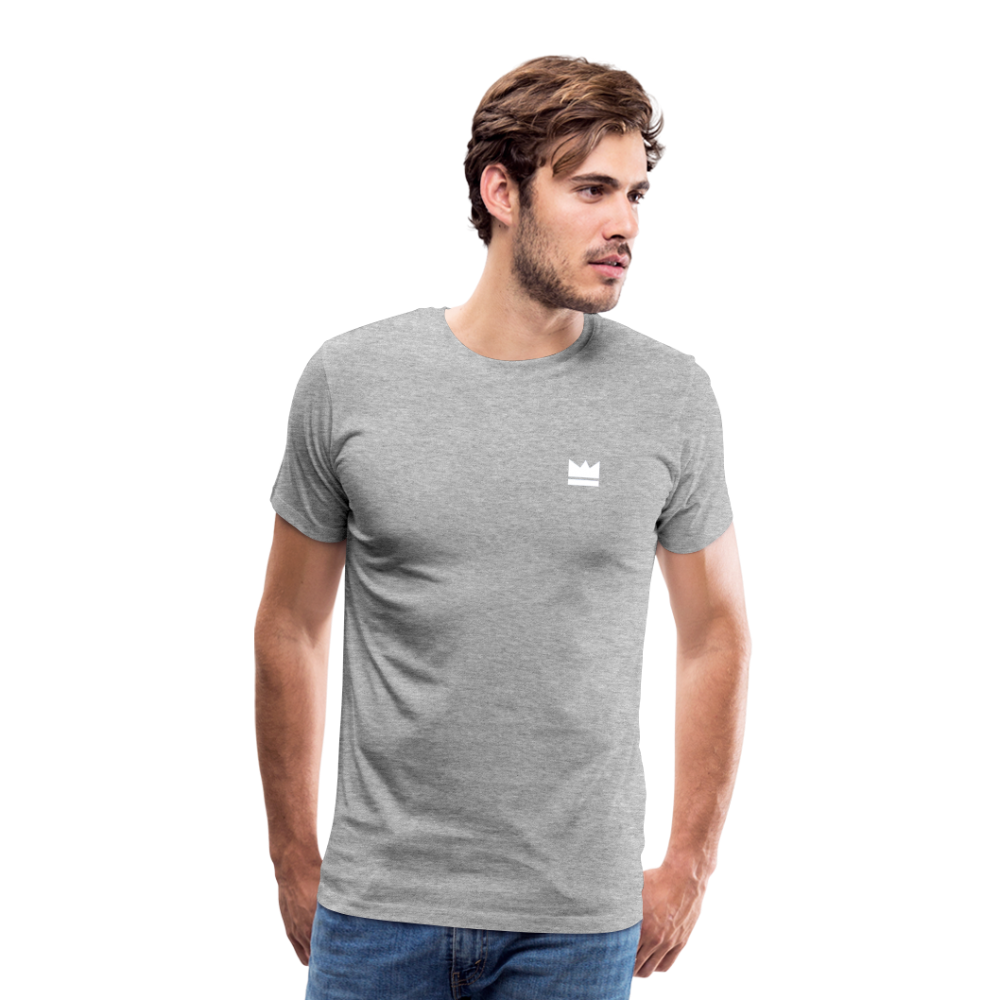 Small Logo But Huge Impact! Men’s Short Sleeve - heather gray