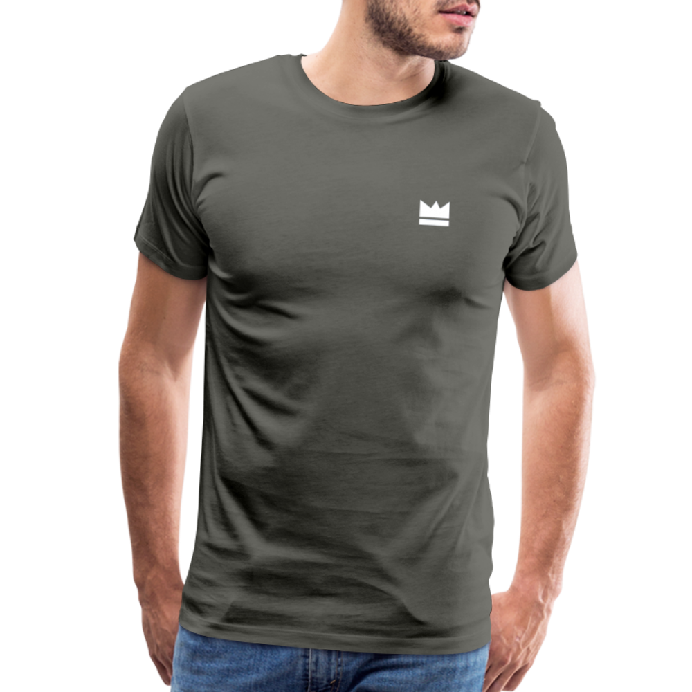 Small Logo But Huge Impact! Men’s Short Sleeve - asphalt gray