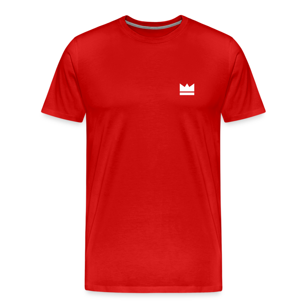 Small Logo But Huge Impact! Men’s Short Sleeve - red