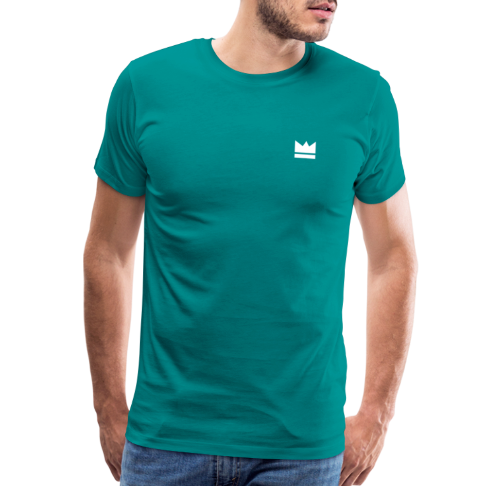 Small Logo But Huge Impact! Men’s Short Sleeve - teal