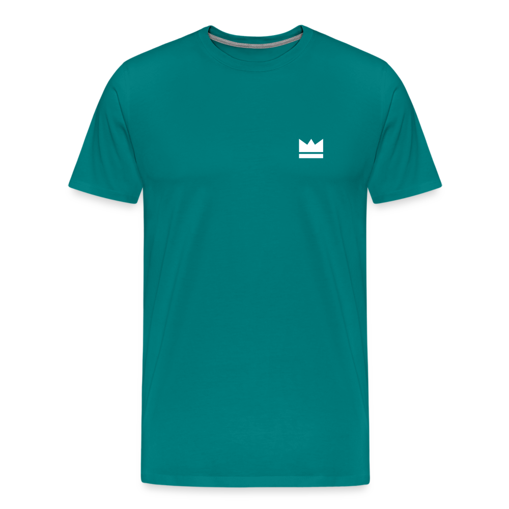 Small Logo But Huge Impact! Men’s Short Sleeve - teal