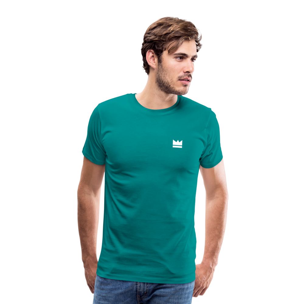 Small Logo But Huge Impact! Men’s Short Sleeve - teal