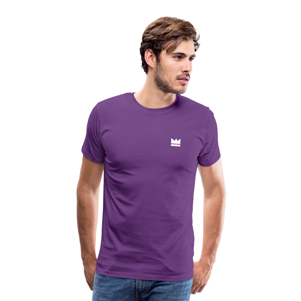 Small Logo But Huge Impact! Men’s Short Sleeve - purple