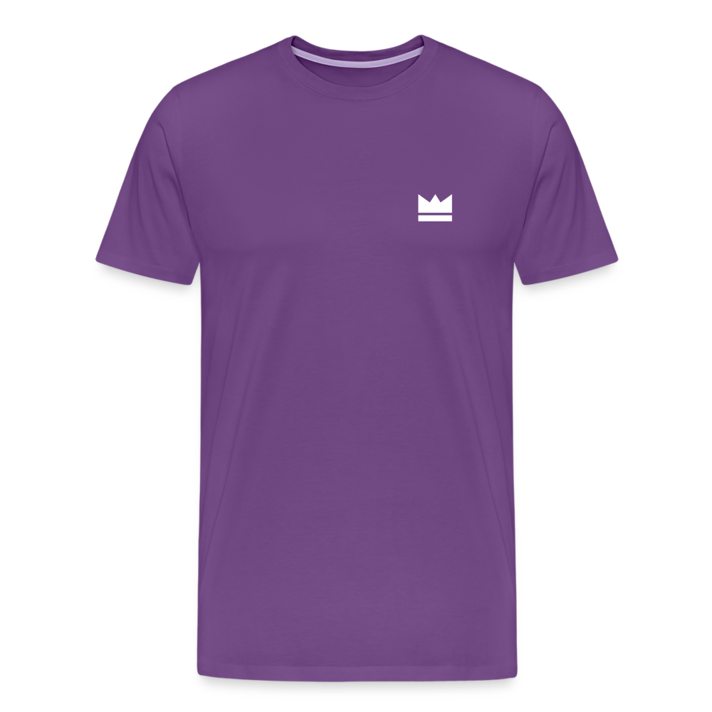 Small Logo But Huge Impact! Men’s Short Sleeve - purple