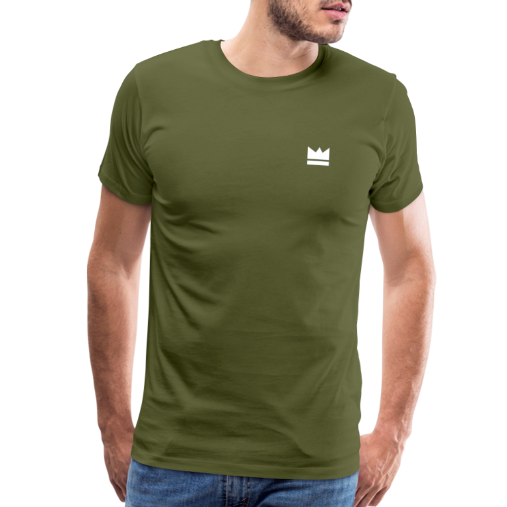 Small Logo But Huge Impact! Men’s Short Sleeve - olive green