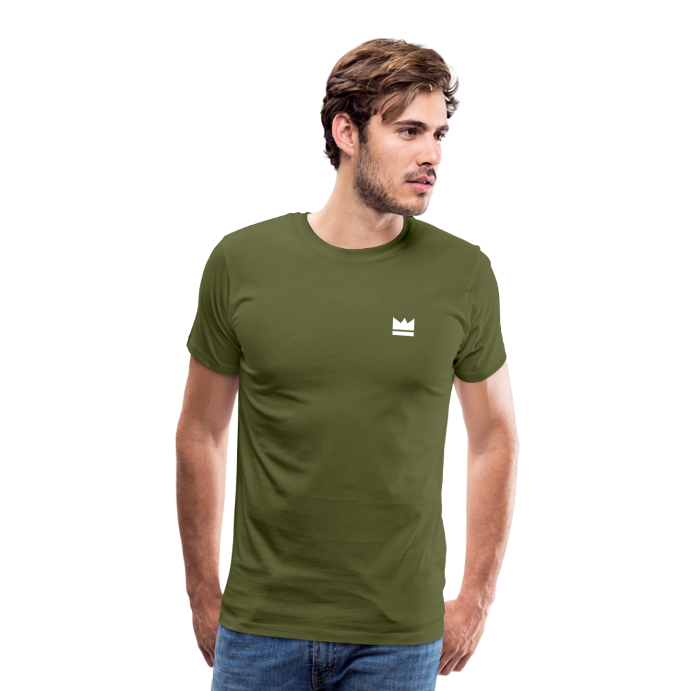 Small Logo But Huge Impact! Men’s Short Sleeve - olive green