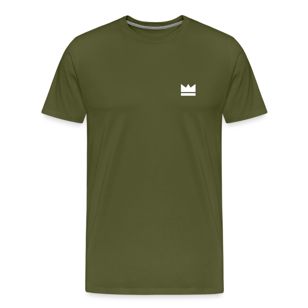 Small Logo But Huge Impact! Men’s Short Sleeve - olive green