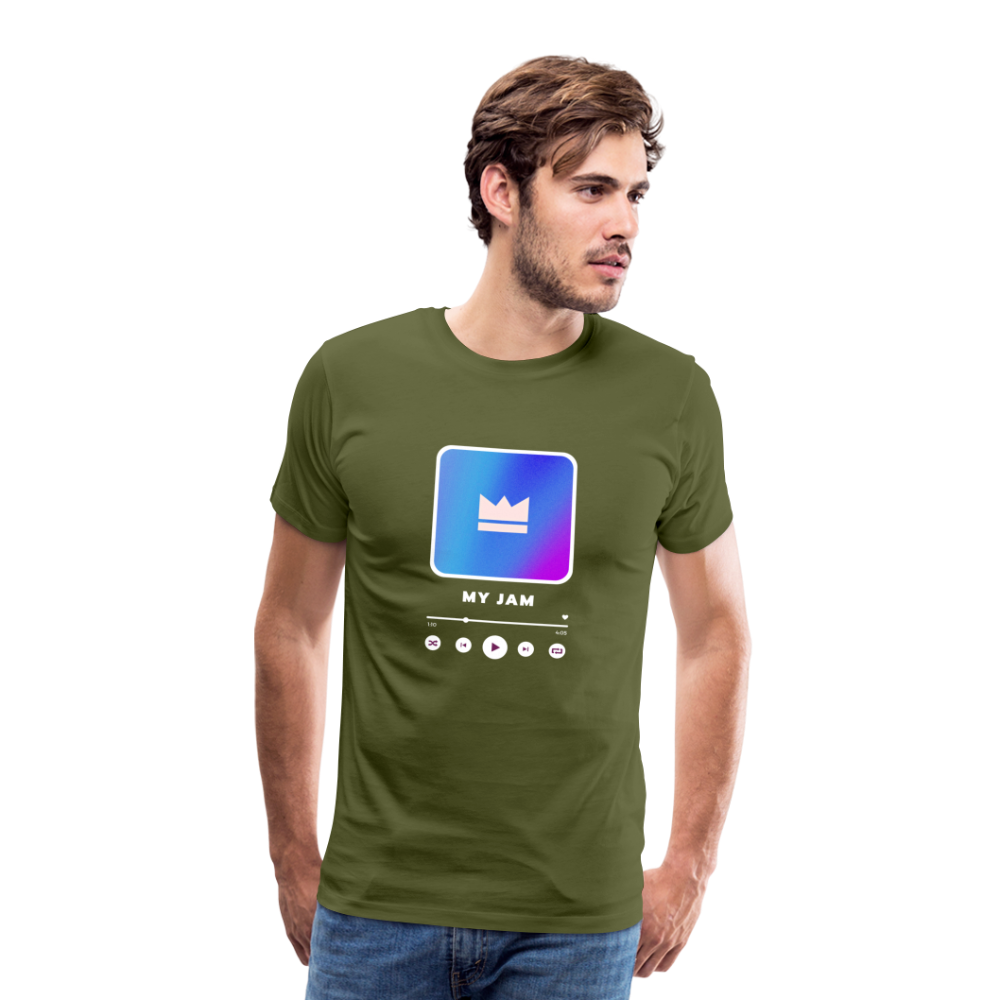 My Jam 🎶 Men’s Short Sleeve T-shirt - olive green