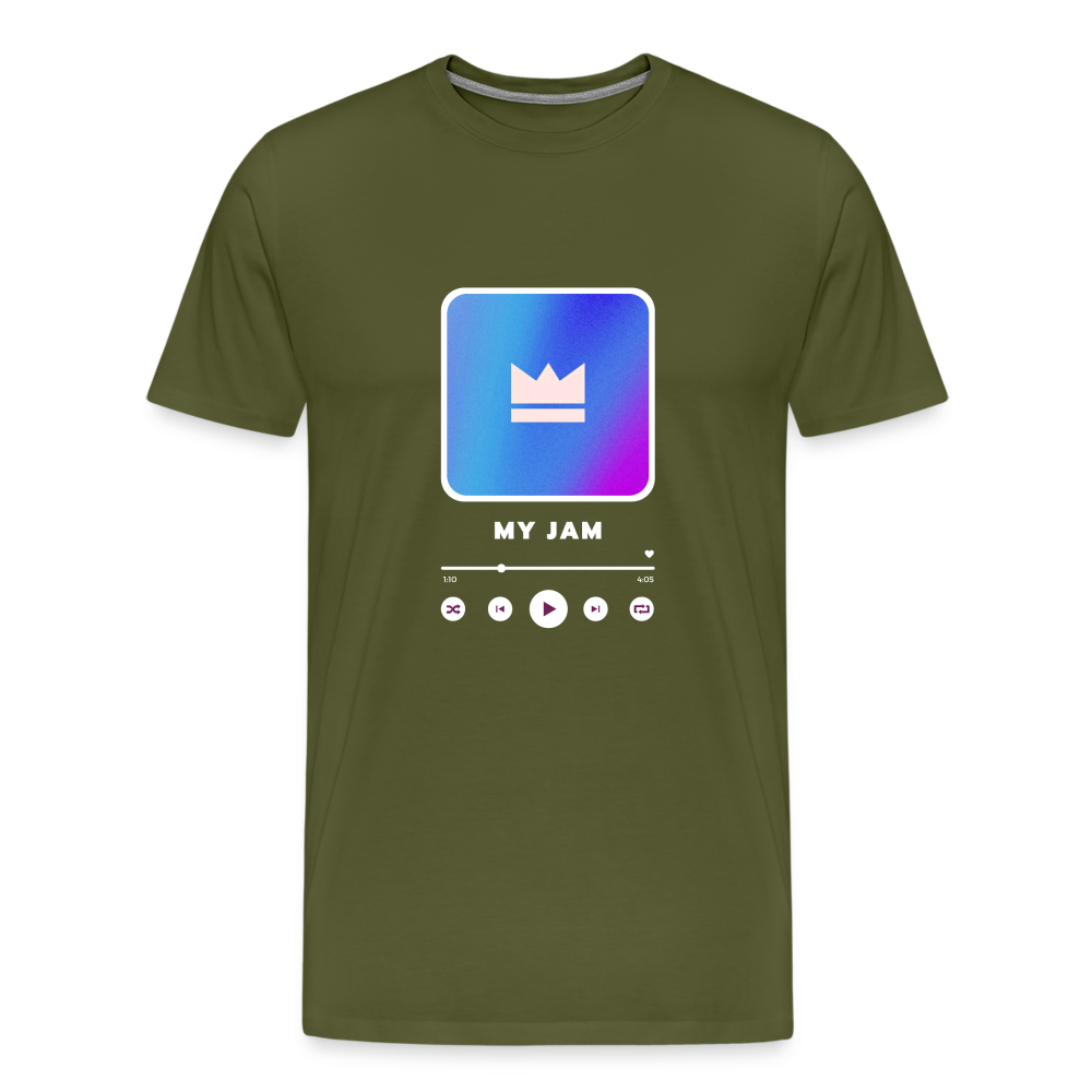 My Jam 🎶 Men’s Short Sleeve T-shirt - olive green