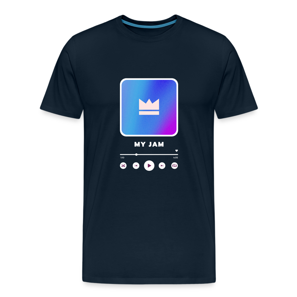 My Jam 🎶 Men’s Short Sleeve T-shirt - deep navy