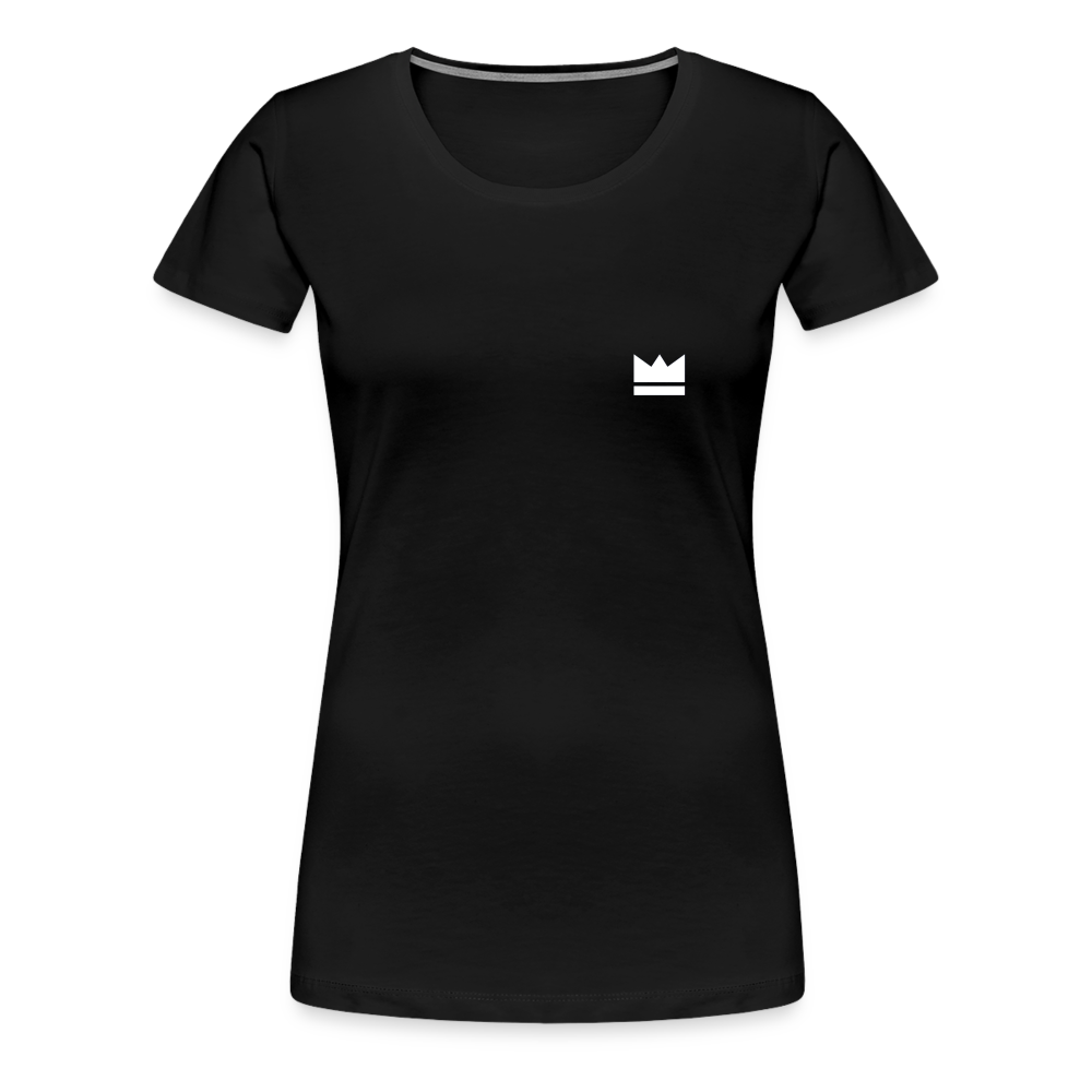 Small Logo But Huge Impact! Ladies' Short Sleeve - black