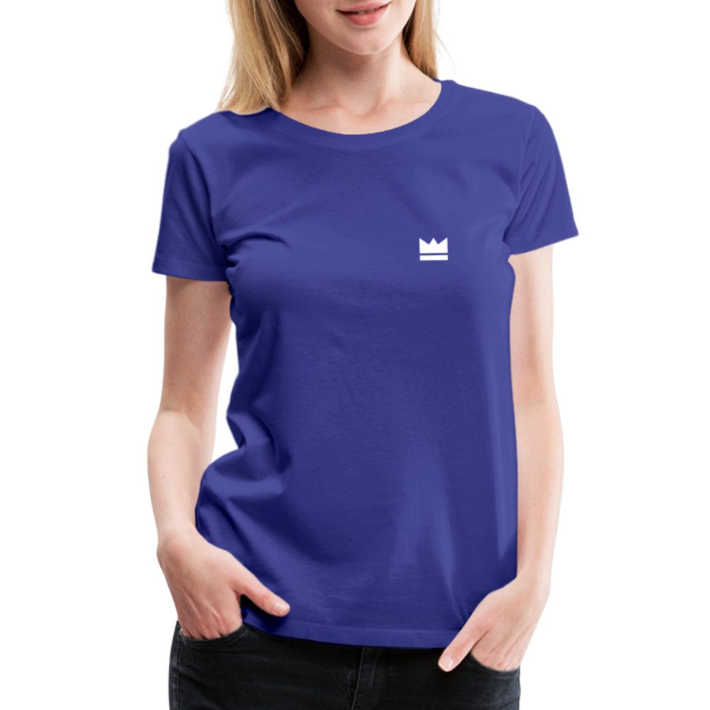 Small Logo But Huge Impact! Ladies' Short Sleeve - royal blue