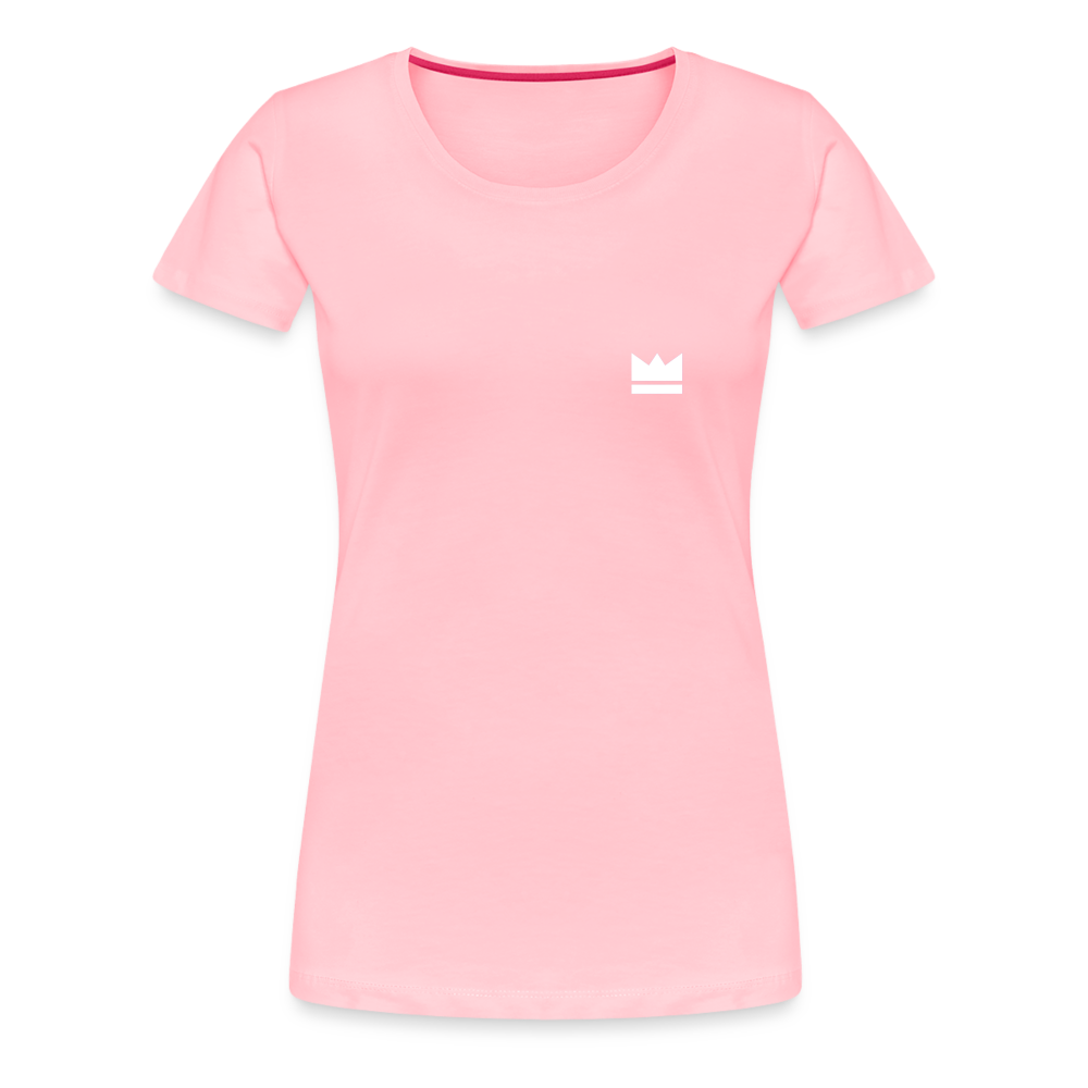 Small Logo But Huge Impact! Ladies' Short Sleeve - pink