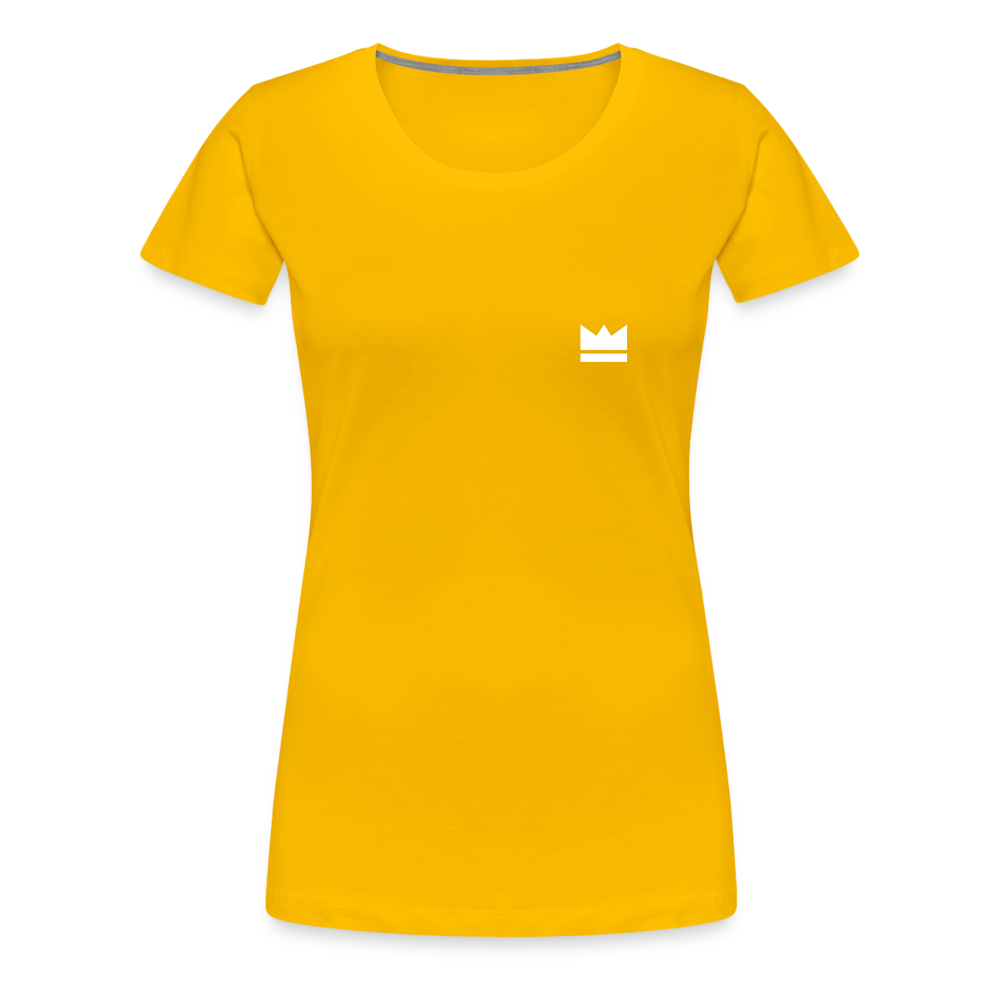 Small Logo But Huge Impact! Ladies' Short Sleeve - sun yellow