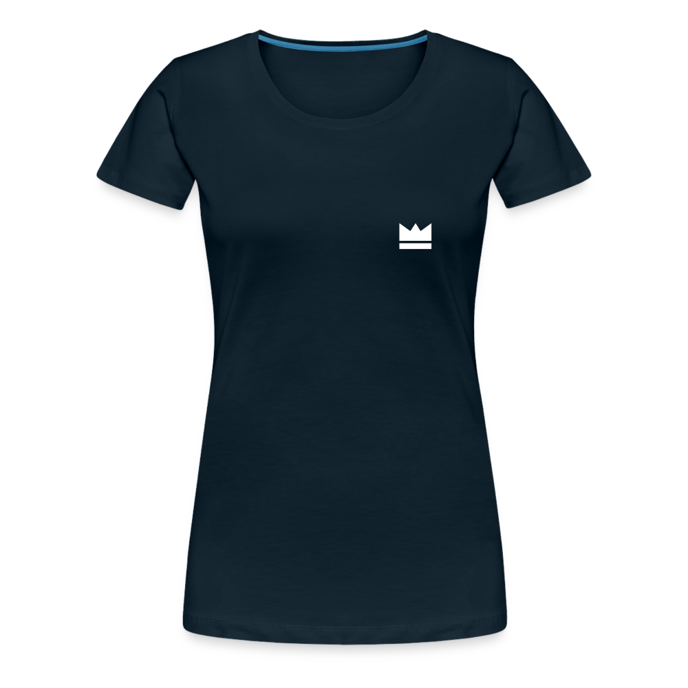 Small Logo But Huge Impact! Ladies' Short Sleeve - deep navy